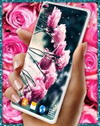 Spring Rose Live Wallpaper screenshot 2