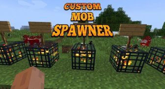 Custom mob spawner MCPE mod. Guide screenshot 1
