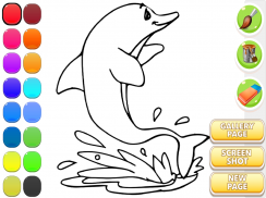 बच्चों जानवर के लिए रंग पुस्तक screenshot 14