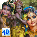 4D Radha Krishna Wallpaper icon