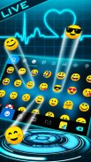 Animated Neon Heart Keyboard T screenshot 2