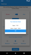 Caloriya - Calculate your daily calorie needs screenshot 8