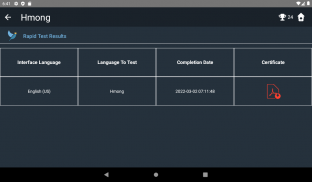 Hmong Language Tests screenshot 3