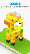 3D Pixel Art Coloring Book - Boyama oyunları screenshot 12