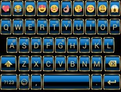 FrameBlue Emoji Teclado screenshot 0