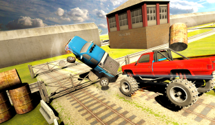 Speed Bump Car Crash Ramp Race screenshot 2