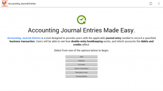 Accounting Journal Entries screenshot 0