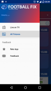 Football Fix - UK TV Fixtures screenshot 0