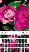 Hot Pink Roses Keyboard Theme screenshot 3