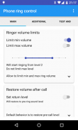Phone ring control screenshot 2