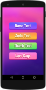 True Love Tester With Thumb Test screenshot 0