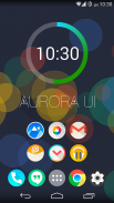 Aurora UI Zooper widget screenshot 1