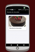 Recetas de Chocolate screenshot 0