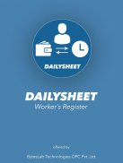 Dailysheet - हाजरी कार्ड | पगा screenshot 0