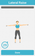 Exercices de bras : femmes screenshot 17