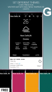 CLAW Weather App Clock Widget screenshot 3