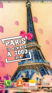 Cute Paris Live Wallpaper screenshot 1