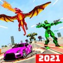 Flying Dino Robot Car Transformation 2021