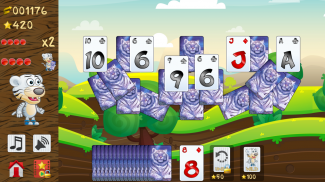 Tiger Solitaire: Fun tripeaks card solitaire screenshot 16