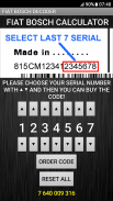 Bosch Fiat Radio Code Decoder screenshot 2