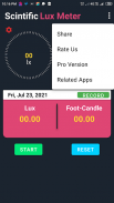 Light Meter (Scientific Lux Me screenshot 7
