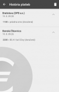 SMS platby - MHD, parkovne screenshot 5