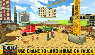 Mobile Home Transporter Truck: House Mover Games screenshot 1