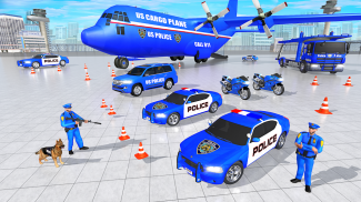 Police Vehicle Cargo Truck Sim screenshot 1