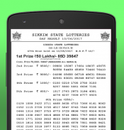 Sikkim State Lottery Results screenshot 0