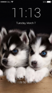 Siberian Husky Lock Screen screenshot 1