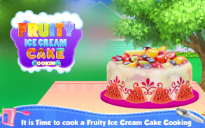 Fruity Ice Cream Cake Cooking screenshot 0