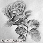 Flower Pencil Drawing Ideas screenshot 1