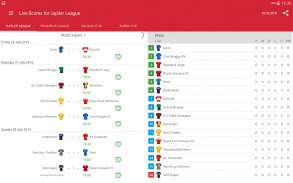 Live Scores Jupiler Pro League screenshot 5