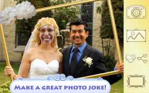 Crazy Wedding Pic-Face in Hole screenshot 0