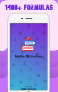 Maths Dictionary FREE: 1400+ maths formula OFFLINE screenshot 1