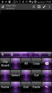 Keyboard Theme Dusk Black Purple screenshot 0