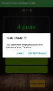 Risale-i Nur Kelime Testi screenshot 4