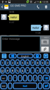 Blue Glow Keyboard screenshot 3