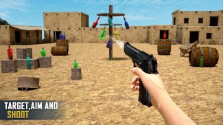 Gun fire Bottle Shooting Games screenshot 4