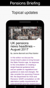 Pensions Briefing screenshot 0