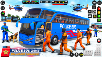 Jogo de ônibus da polícia screenshot 1