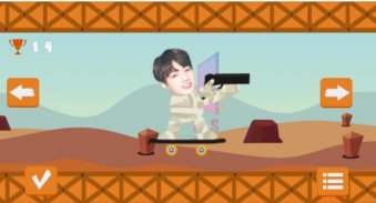 BTS Skater Game - KPOP screenshot 1