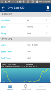 Z dive log Manage & Set SCUBAP screenshot 2