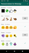 تطبيق Personal stickers لتطبيق WhatsApp screenshot 1