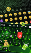 Green Light Keyboard Wallpaper screenshot 2