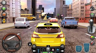 Modern City Taxi Simulator  3D screenshot 1