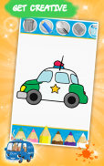 السيارات اللوحة لعبة للأطفال screenshot 5