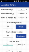 Apptuary: Actuarial Calculator screenshot 0