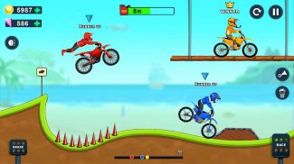 Kinderfahrrad Hill Racing: Kostenlose Motorrad Spi screenshot 15