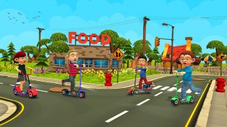 Scooter Driving 3D scooty game screenshot 1